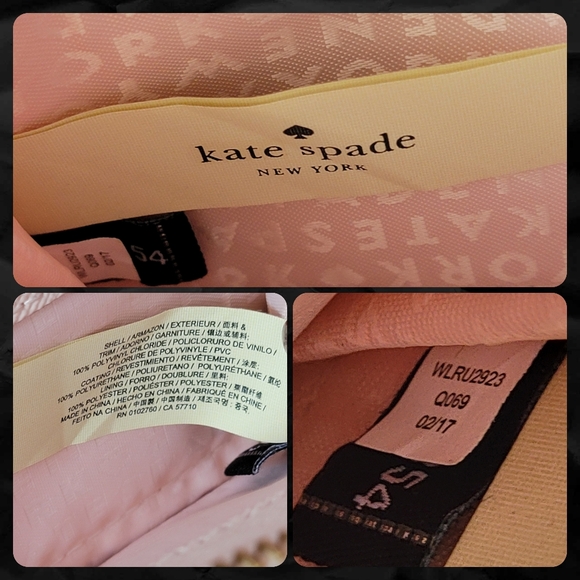 Kate Spade WLRU2923 Liberty Street Neda Pink Grapefruit Leather Wallet - Picture 14 of 14